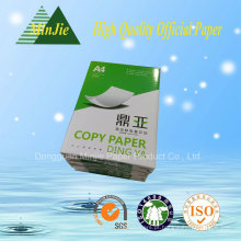 Papel de Cópia A4 80GSM 100% Polpa de Madeira Virgem Super Branco Tipo Papel de Cópia